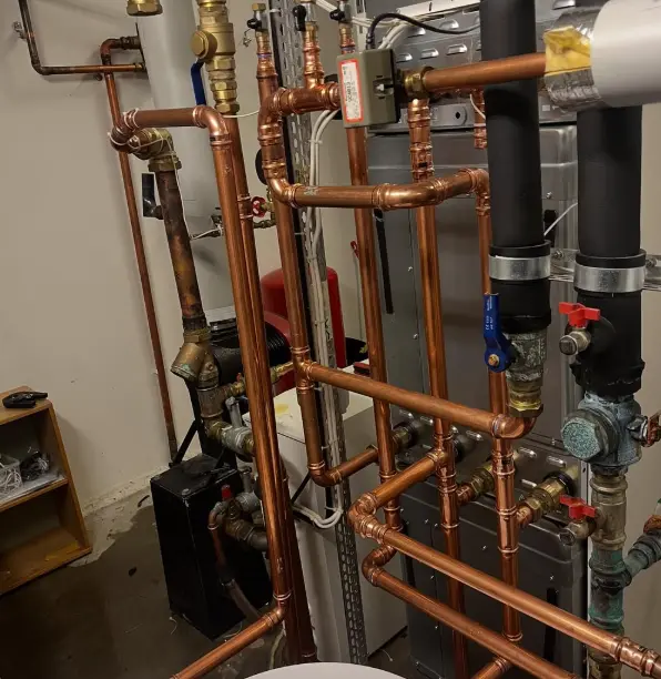 Kopparrör installation